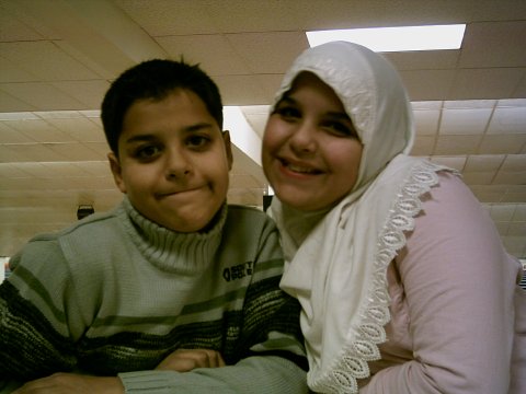 Amina and Mohamed 12 years old