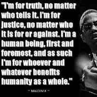 Malcolm X with Quote 